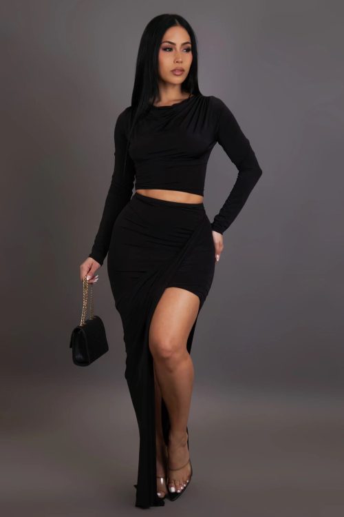 The Noir Desire Skirt Set