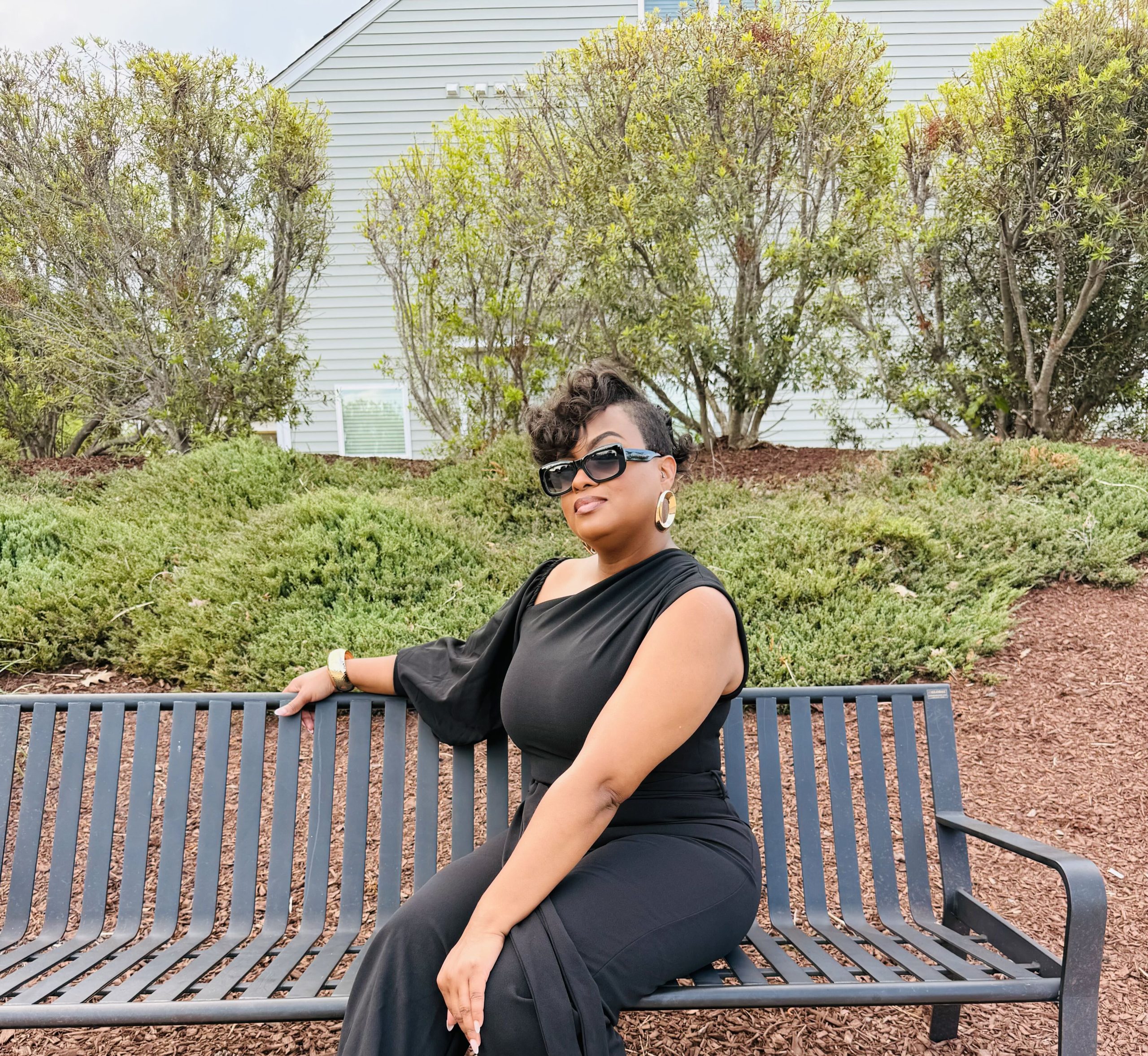 Black Tie Glam Jumpsuit - Image 2